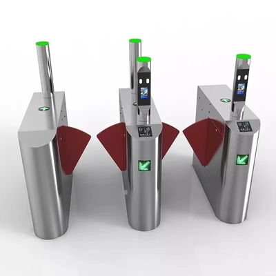 High Quality 304 Stainless Steel Durable Using Various Access Control System Electronic Flap Turnstile
